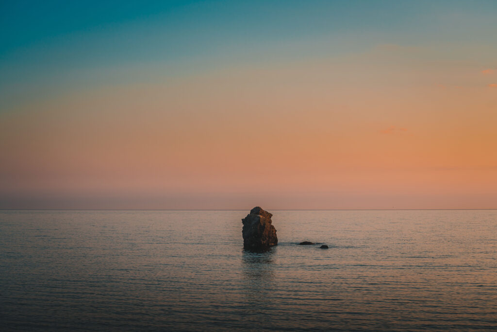 Sunset evenings at Beach House, South Milton Sands